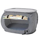 Pet Life Enterlude Electronic Heating Dog & Cat Crate, Grey