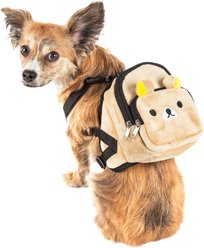 Pet Life Teddy Tails Dual-Pocketed Dog Harness Backpack, Small slide 1 of 9
