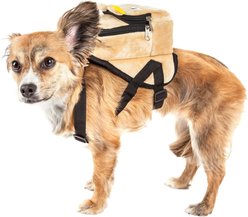Pet Life Teddy Tails Dual-Pocketed Dog Harness Backpack, Medium slide 2 of 9