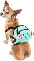 Pet Life Dumbone Dual-Pocketed Dog Harness Backpack, Medium