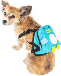 Pet Life Waggler Hobbler Large-Pocketed Dog Harness Backpack, Medium