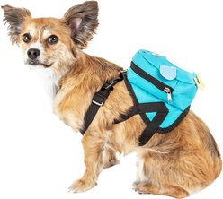 Pet Life Waggler Hobbler Large-Pocketed Dog Harness Backpack, Medium slide 2 of 9