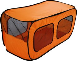 Pet Life Dual Mesh Window Wired Collapsible Dog Tent
