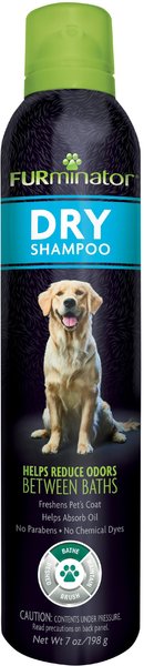 FURminator Fresh & Clean Scented Dry Dog Shampoo, 7-oz bottle slide 1 of 8