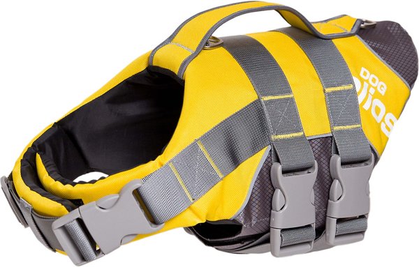 Dog Helios Splash-Explore 3M Reflective Dog Harness & Life Jacket, Yellow, Small slide 1 of 3