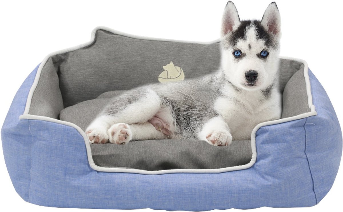 Dog bed with high hot sale back