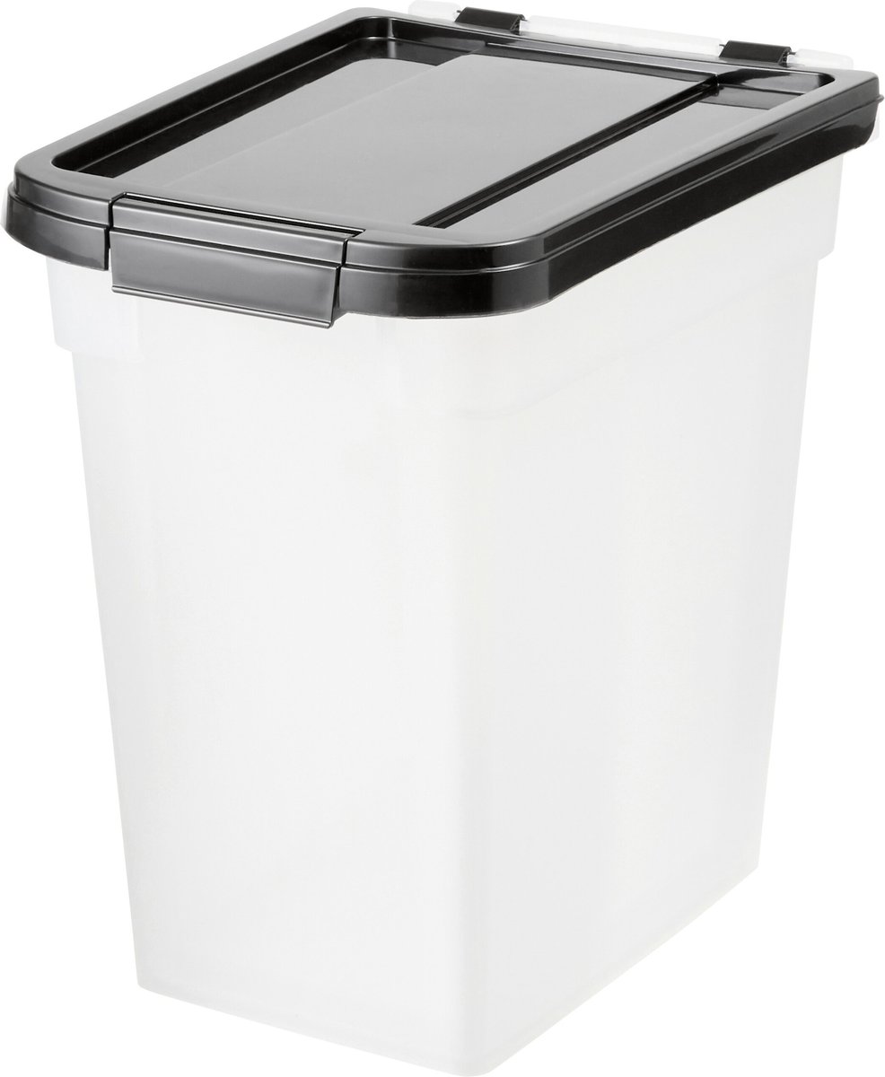 FRISCO Airtight Food Storage Container, Clear/Black, 12.75qt