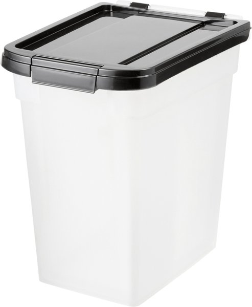 Frisco Airtight Food Storage Container, Clear & Black, 10-lb slide 1 of 8