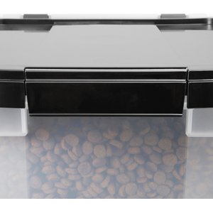 Frisco Airtight Food Storage Container, Clear/Black, 32.5-qt