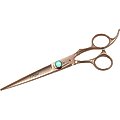 Kenchii Rosé Straight Dog & Cat Shears, 7-in