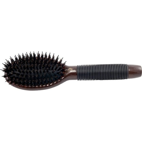 KENCHII Boar & Nylon Bristle Dog & Cat Brush, Small