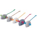 Frisco Mice Plush Cat Toy with Catnip, 5 count