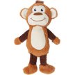 Discontinued - FRISCO Monkey Plush Squeaky Dog Toy, Small/Medium
