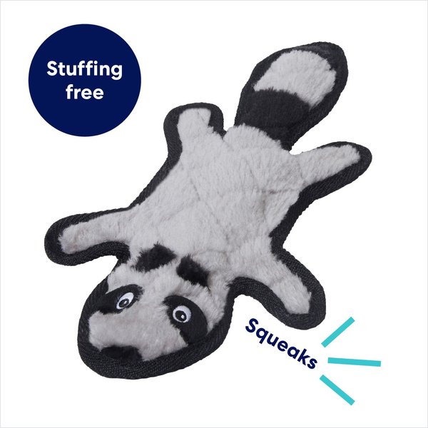 Frisco Fur Really Real Flat Raccoon Dog Toy