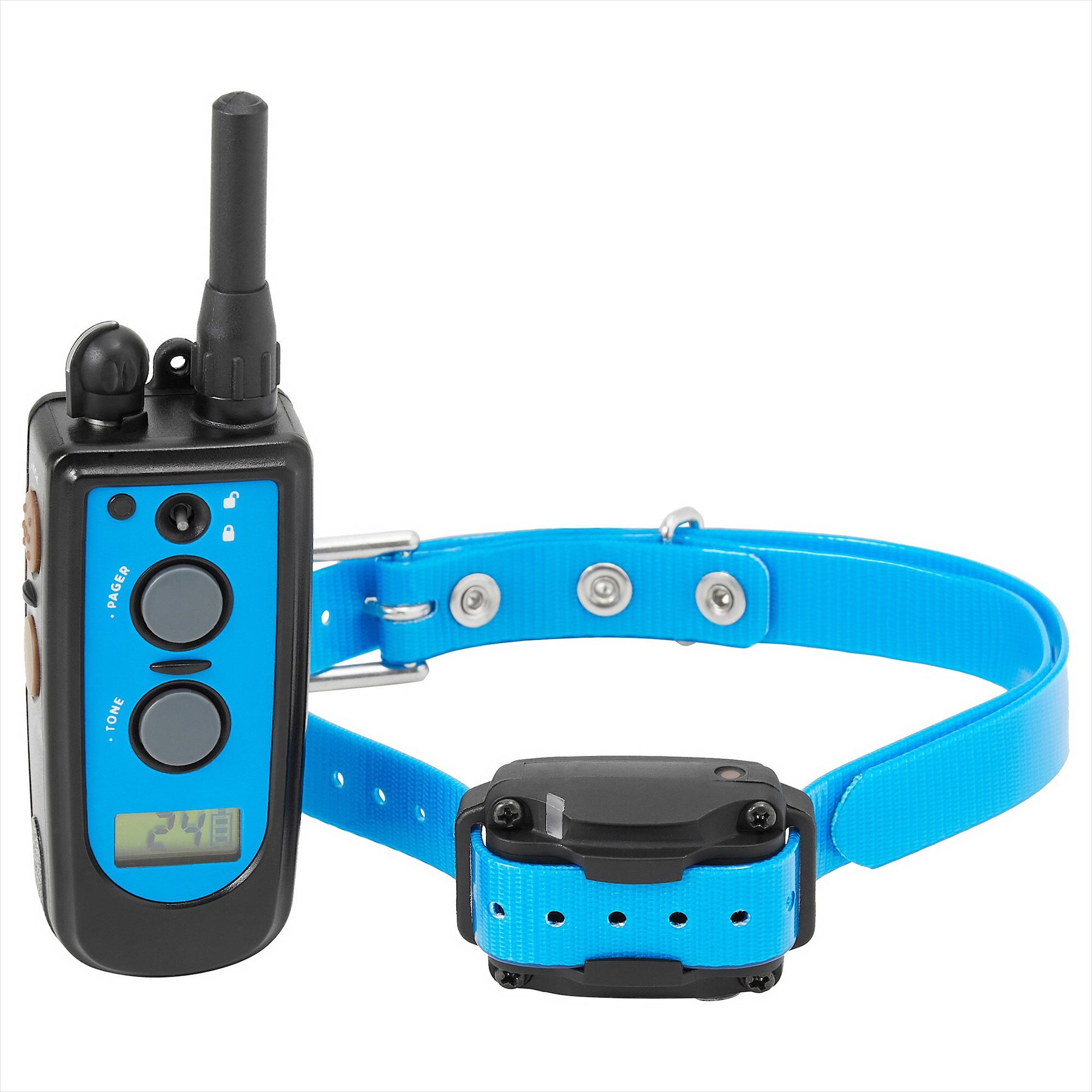 TRAINER DOG COLLAR, Waterproof & Rechargeable with 3/4 Mile