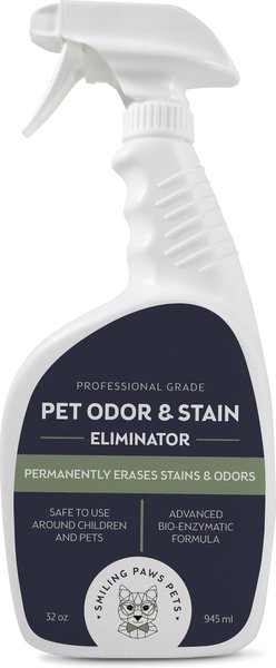 Smiling Paws Pets Dog & Cat Stain & Odor Eliminator, 32-oz bottle slide 1 of 7