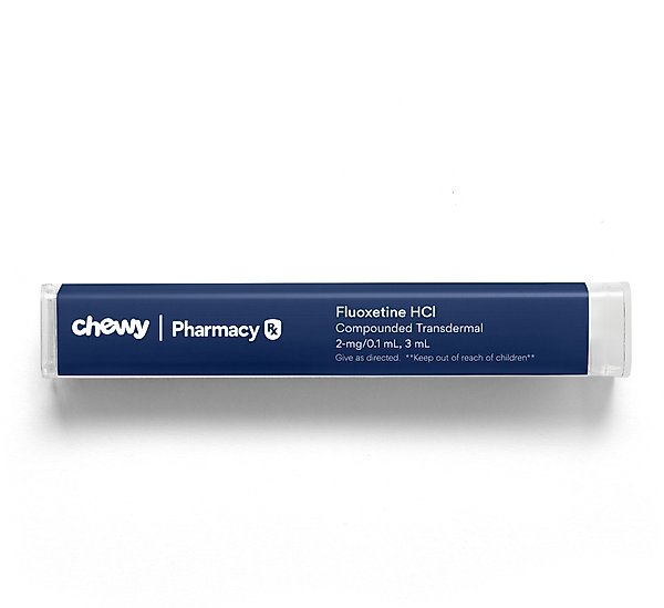 Fluoxetine HCl Compounded Transdermal for Cats, 2-mg/0.1 mL, 3 mL, 2 Clicks=0.1-mL slide 1 of 8