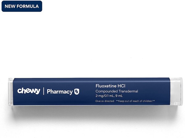 Fluoxetine HCl Compounded Transdermal for Cats, 2-mg/0.1 mL, 9 mL, 2 Clicks=0.1-mL slide 1 of 8
