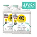 Tidy Cats Free & Clean Lightweight Unscented Clumping Clay Cat Litter, 8.5-lb jug, case of 2