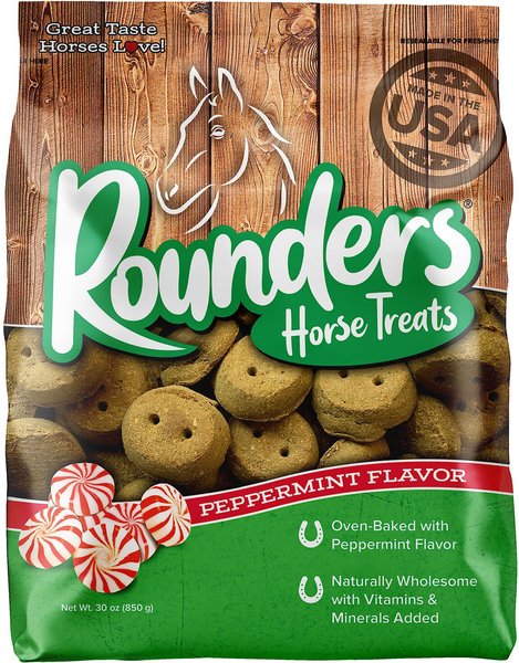 Blue Seal Rounders Peppermint Flavor Horse Treats, 30-oz bag slide 1 of 3