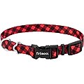 Frisco Buffalo Check Dog Collar, SM - Neck: 10 – 14-in, W: 5/8-in
