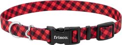 Frisco Buffalo Check Dog Collar, MD - Neck: 14 – 20-in, W: 3/4-in