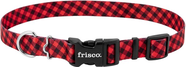 Frisco Buffalo Check Dog Collar, LG - Neck: 18 – 26-in, Width: 1-in slide 1 of 4