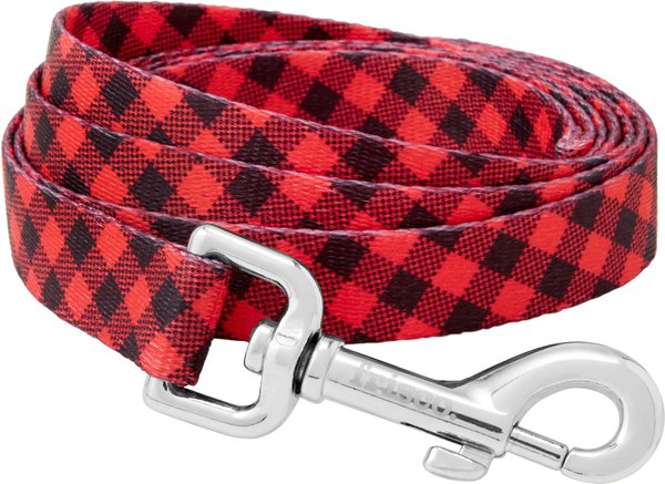 Frisco Buffalo Check Dog Leash, MD - Length: 6-ft, Width: 3/4-in slide 1 of 3
