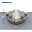 Show in main carousel: PetSafe Seaside Stainless Steel Cat Water Fountain, 60-oz slide 2 of 11