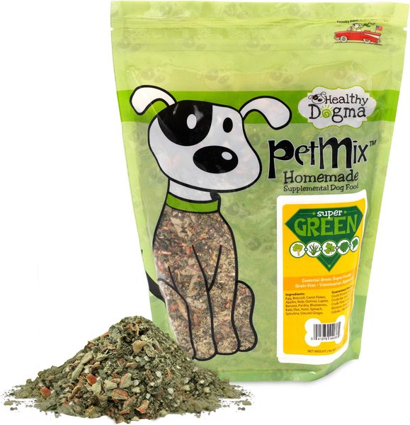 Healthy Dogma PetMix Super Green Grain-Free Supplemental Dog Food, 2-lb bag slide 1 of 8