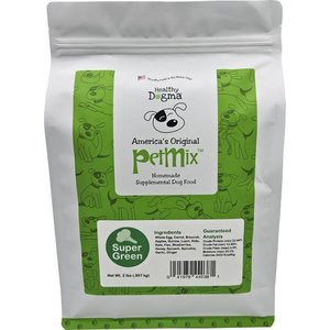 Healthy Dogma PetMix Super Green Grain-Free Supplemental Dog Food, 2-lb bag