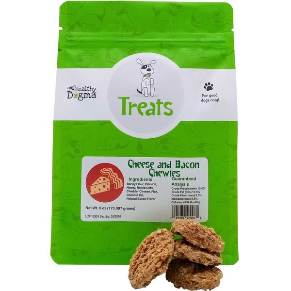 TILTED BARN PET COMPANY Canadian Bacon Recipe Dog Treats, 3.53oz bag