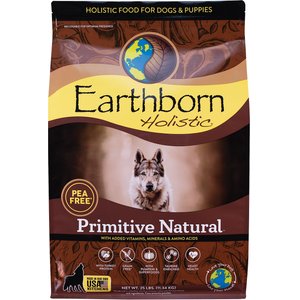 Earthborn Holistic Primitive Natural Turkey Meal & Vegetables Grain-Free Dry Dog Food, 25-lb bag