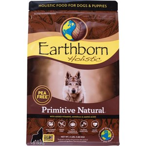 Earthborn Holistic Primitive Natural Grain-Free Natural Dry Dog Food, 4-lb bag