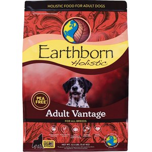 Earthborn Holistic Adult Vantage Natural Dry Dog Food, 12.5-lb bag