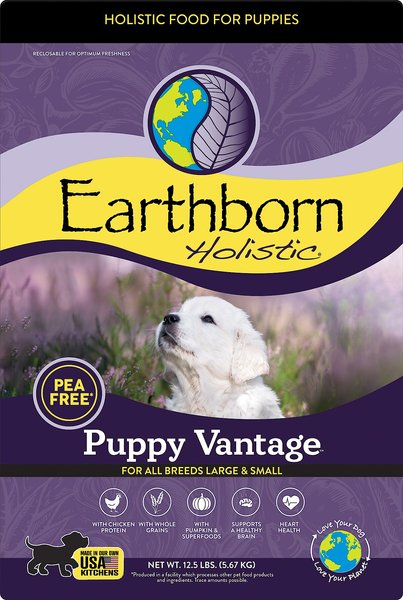 Earthborn Holistic Puppy Vantage Dry Dog Food, 12.5-lb bag slide 1 of 9