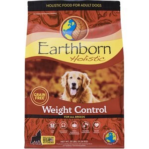 Earthborn Holistic Weight Control Dry Dog Food, 25-lb bag