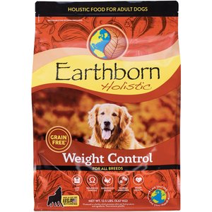 Earthborn Holistic Weight Control Chicken Meal & Vegetables Grain-Free Dry Dog Food, 12.5-lb bag