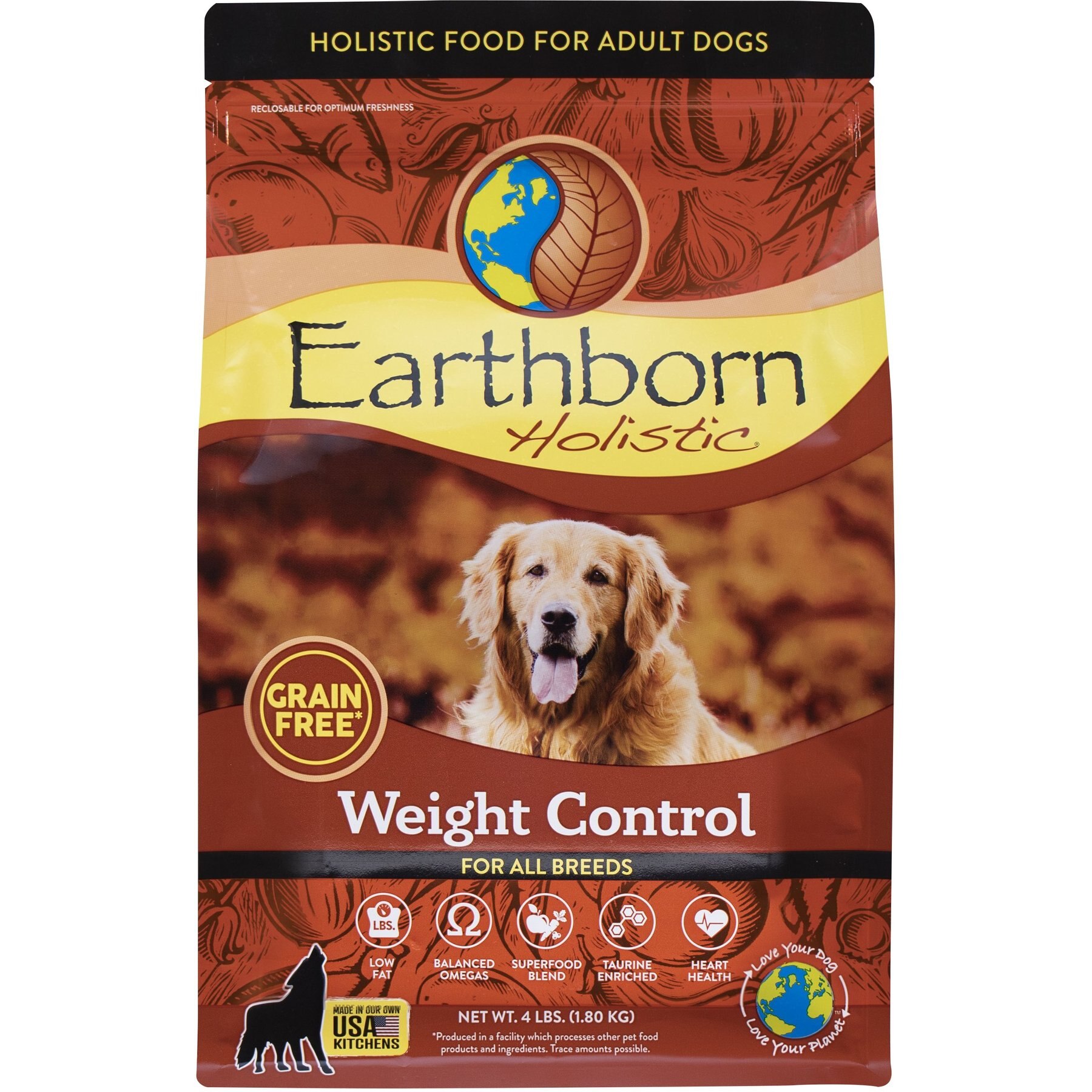 EARTHBORN HOLISTIC Weight Control Chicken Meal & Vegetables GrainFree