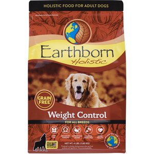 Earthborn Holistic Weight Control Dry Dog Food, 4-lb bag