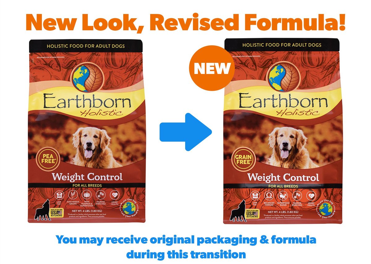 EARTHBORN HOLISTIC Weight Control Chicken Meal & Vegetables GrainFree