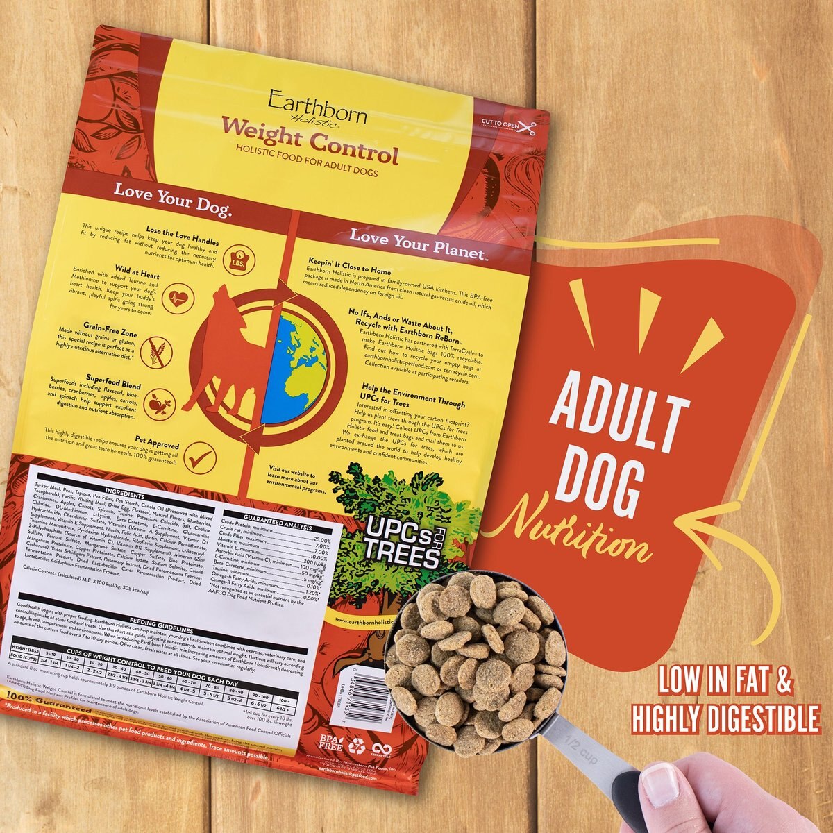 EARTHBORN HOLISTIC Weight Control Chicken Meal & Vegetables GrainFree