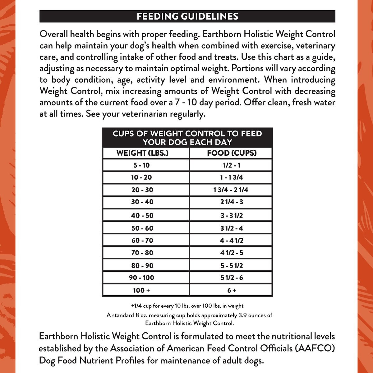 EARTHBORN HOLISTIC Weight Control Chicken Meal & Vegetables GrainFree