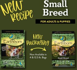 Earthborn Holistic Small Breed Dry Dog Food, 12.5-lb bag slide 2 of 9