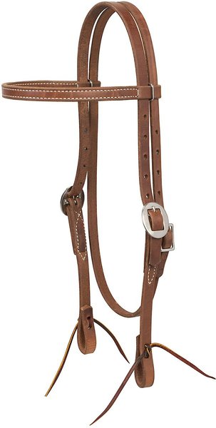 Discontinued - WEAVER LEATHER ProTack Oiled Horse Browband Headstall, 5 ...