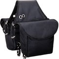 Weaver Leather Insulated Nylon Horse Saddle Bag, Black