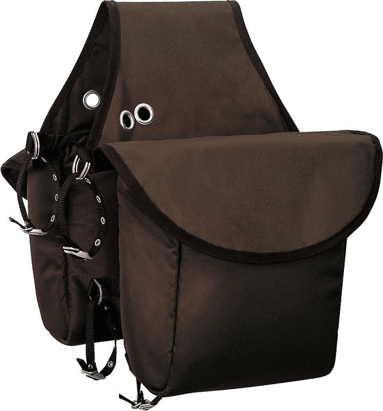 Weaver Leather Insulated Nylon Horse Saddle Bag, Brown slide 1 of 1