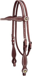 Weaver Leather Texas Star Horse Browband Headstall