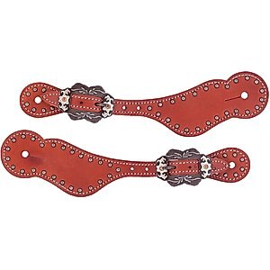 Weaver Leather Ladies' Buttered Harness Leather Spur Straps