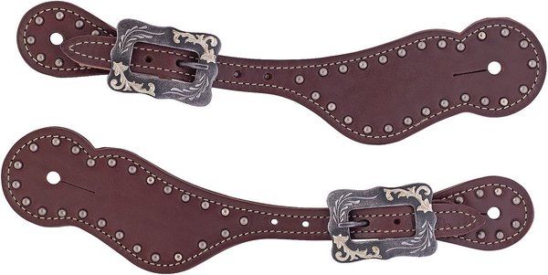 Weaver Leather Ladies' Oiled Harness Leather Spur Straps slide 1 of 2